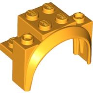 Lego auto blatník 4x2 1/2x2 1/3, světle oranžová (6103455)